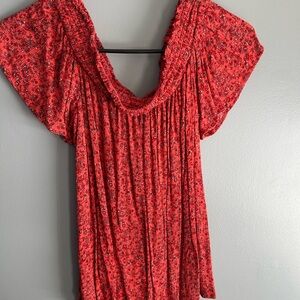 Floral Women's Top (Off Shoulder)